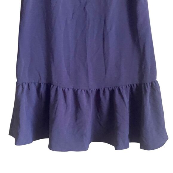 DKNY Navy Boat Neck Flutter Sleeve Dress. Size 8. - Picture 6 of 12